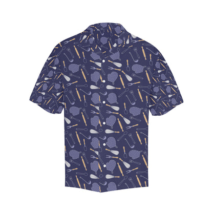 Cooking Kitchen Tools Pattern Print Design 04 Men's Hawaiian Shirt