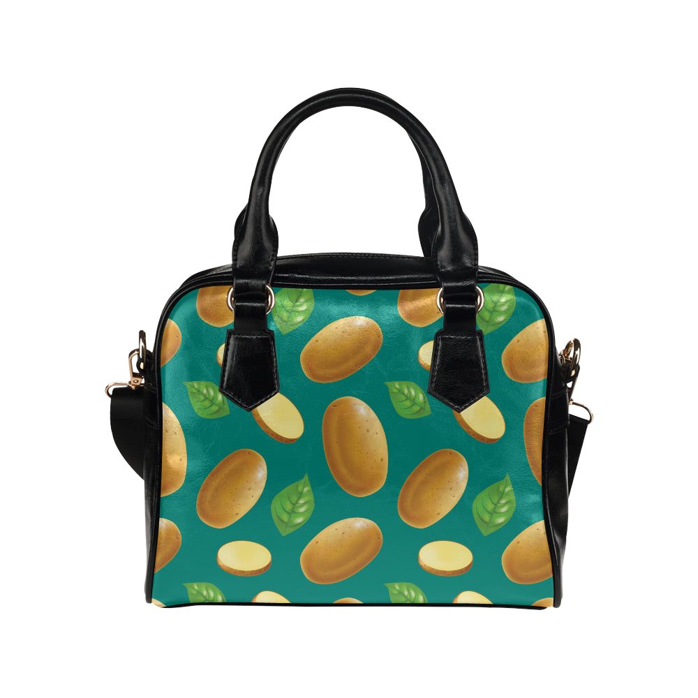 Potato Pattern Print Design A04 Shoulder Handbag
