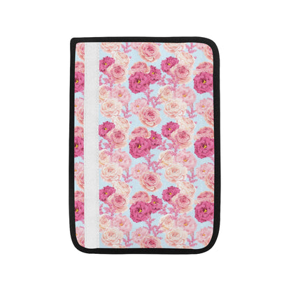 Lisianthus Pattern Print Design LT05 Car Seat Belt Cover