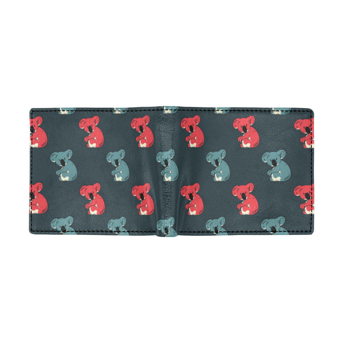 Koala Pattern Print Design 02 Men's ID Card Wallet
