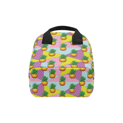 Pineapple Pattern Print Design PP05 Insulated Lunch Bag