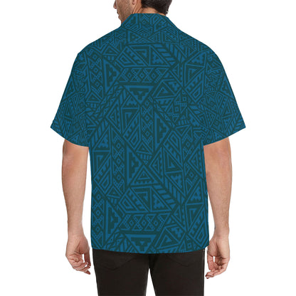 Maori Pattern Print Design 03 Men's Hawaiian Shirt