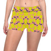 Lemon Pattern Print Design LM03 Yoga Shorts