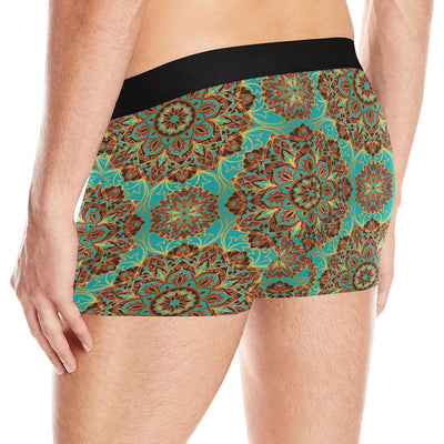 Medallion Pattern Print Design 02 Men's Boxer Briefs