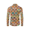 Mandala Mosaic Themed Design Print Men's Long Sleeve Shirt