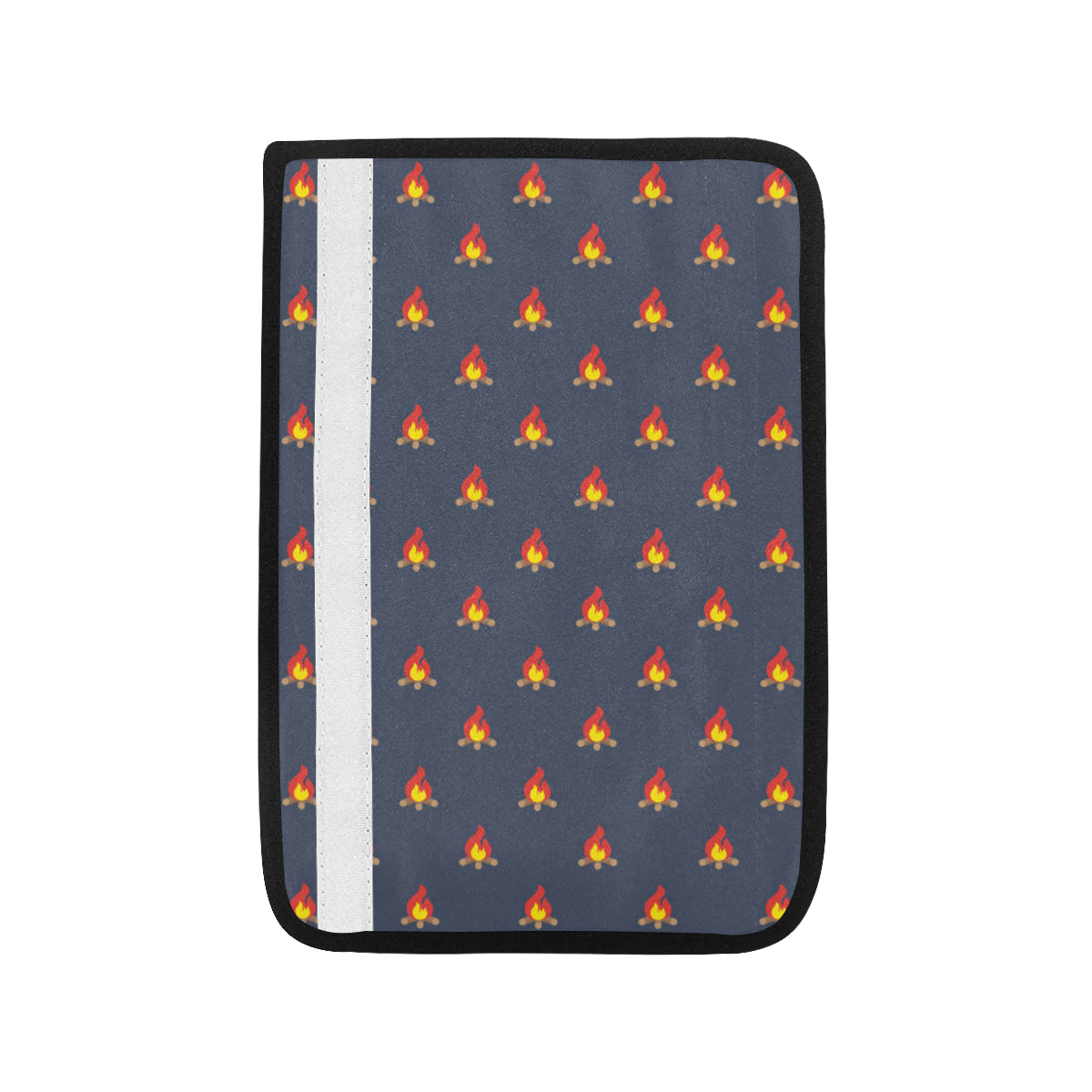 Campfire Pattern Print Design 02 Car Seat Belt Cover