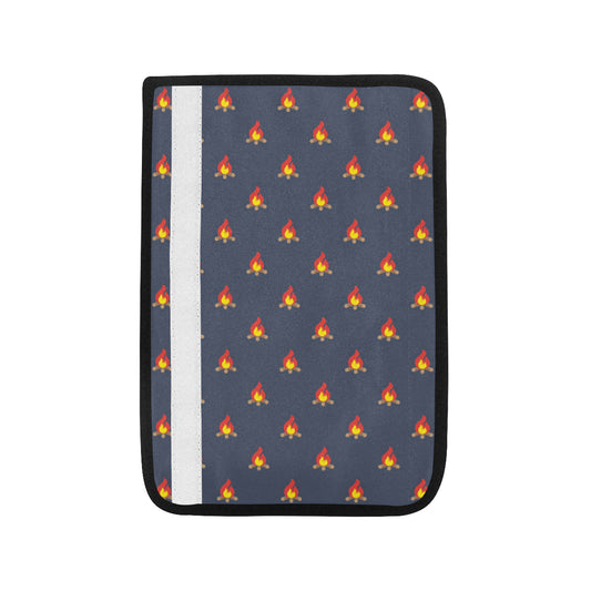 Campfire Pattern Print Design 02 Car Seat Belt Cover