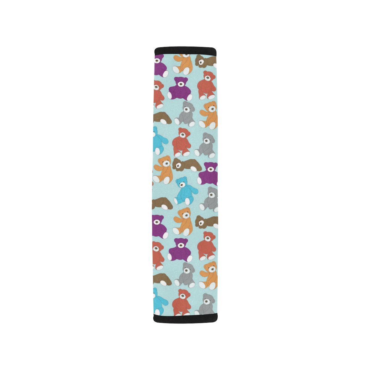 Bear Cute Pattern Print Design 03 Car Seat Belt Cover