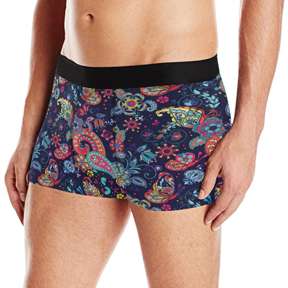 Paisley Boho Pattern Print Design A06 Men's Boxer Briefs