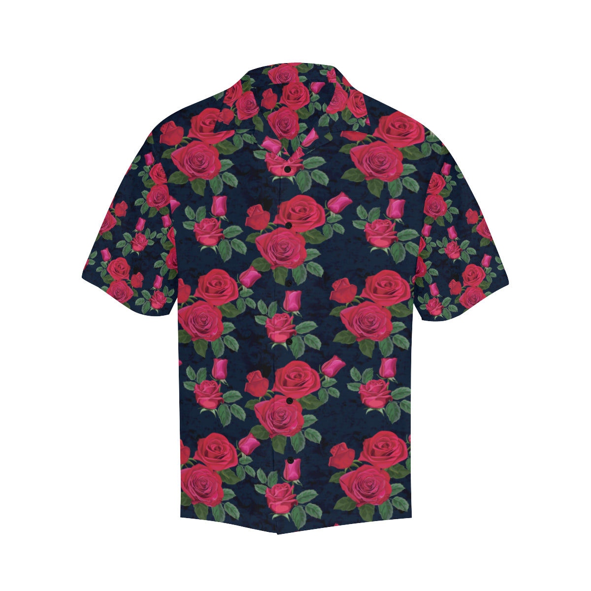 Rose Pattern Print Design A04 Men's Hawaiian Shirt