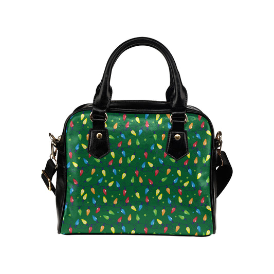 Christmas Light Pattern Print Design 02 Shoulder Handbag