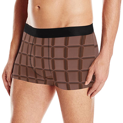 Chocolate Pattern Print Design 03 Men's Boxer Briefs