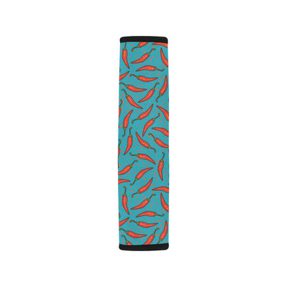 Chilli Pepper Pattern Print Design 05 Car Seat Belt Cover