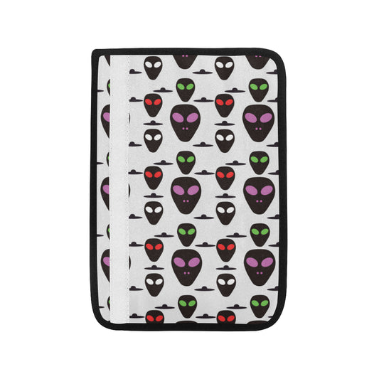 Alien Pattern Print Design 06 Car Seat Belt Cover