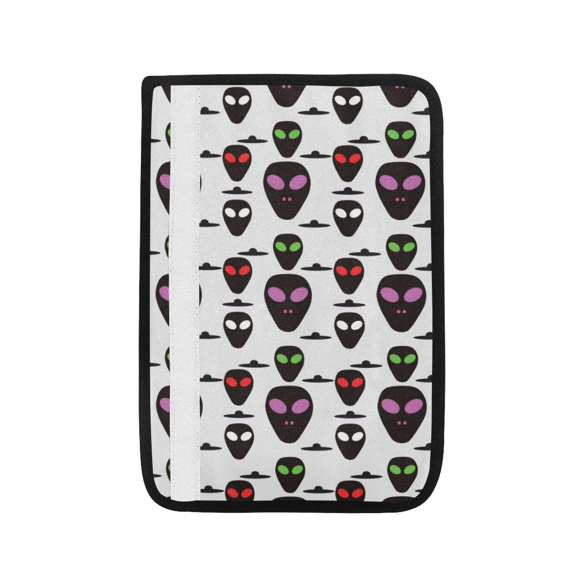 Alien Pattern Print Design 06 Car Seat Belt Cover