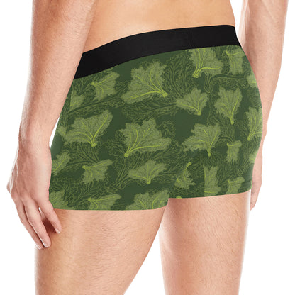 Kale Pattern Print Design 01 Men's Boxer Briefs