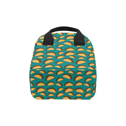 Taco Pattern Print Design TC07 Insulated Lunch Bag