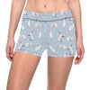 Rabbit Pattern Print Design RB06 Yoga Shorts