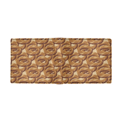 Bagel Pattern Print Design 02 Men's ID Card Wallet
