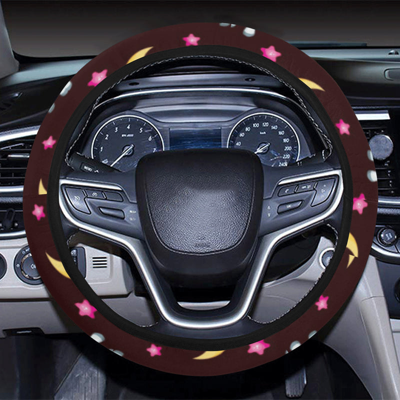 Unicorn Moon Star Steering Wheel Cover with Elastic Edge