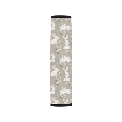 Rabbit Pattern Print Design RB03 Car Seat Belt Cover