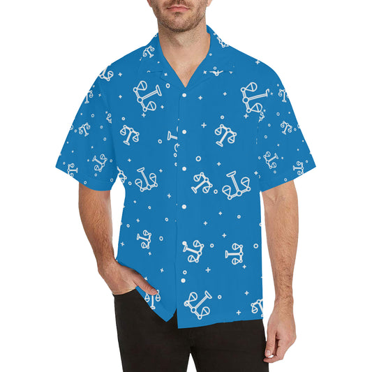 Libra Pattern Print Design 05 Men's Hawaiian Shirt
