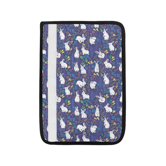 Bunny Pattern Print Design 01 Car Seat Belt Cover