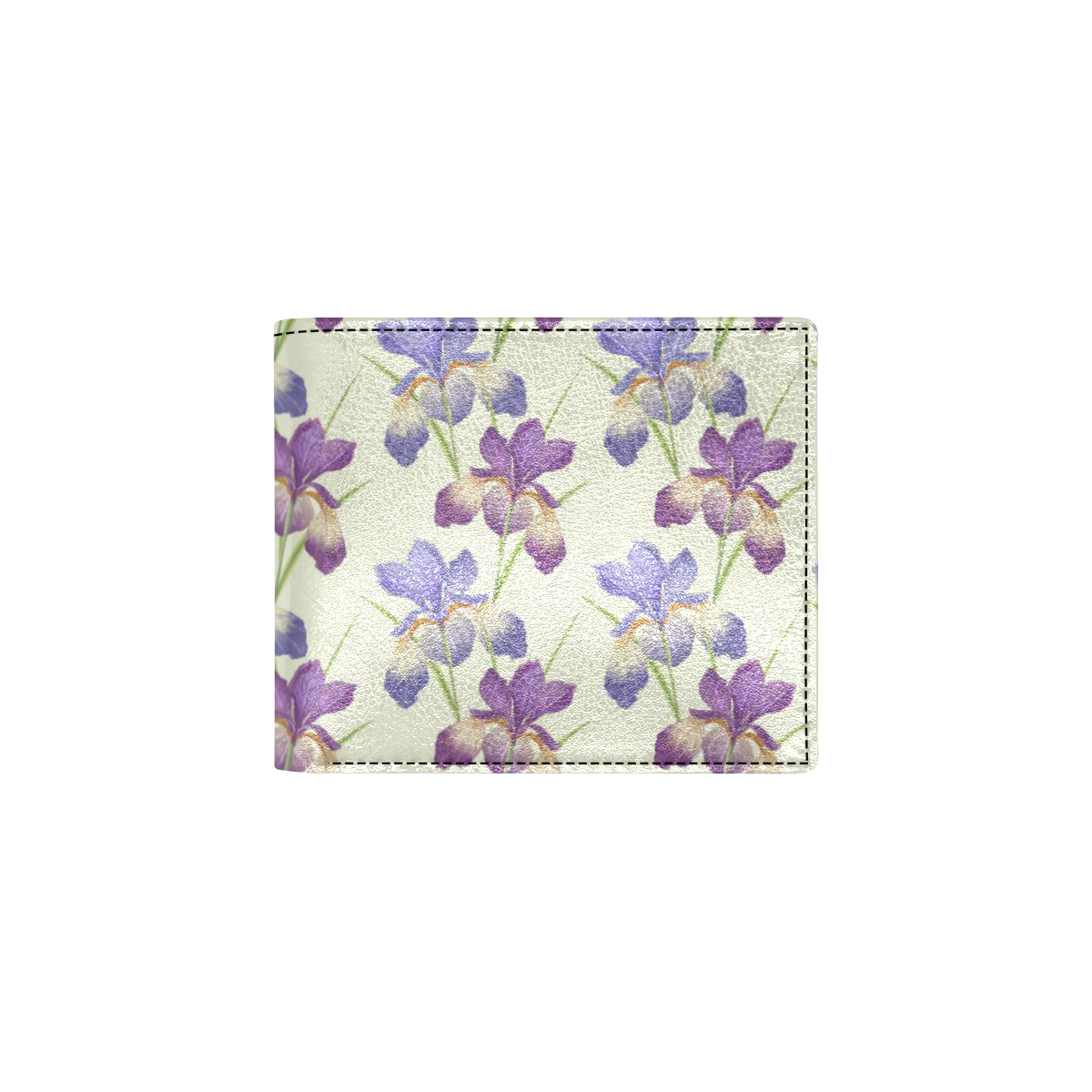 Iris Pattern Print Design IR08 Men's ID Card Wallet