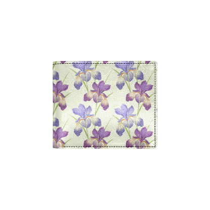 Iris Pattern Print Design IR08 Men's ID Card Wallet