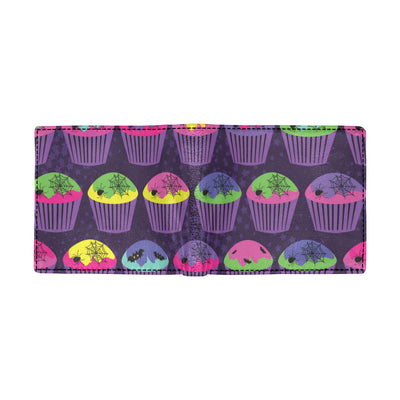 CupCake Halloween Men's ID Card Wallet