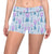 Lilac Pattern Print Design LI05 Yoga Shorts