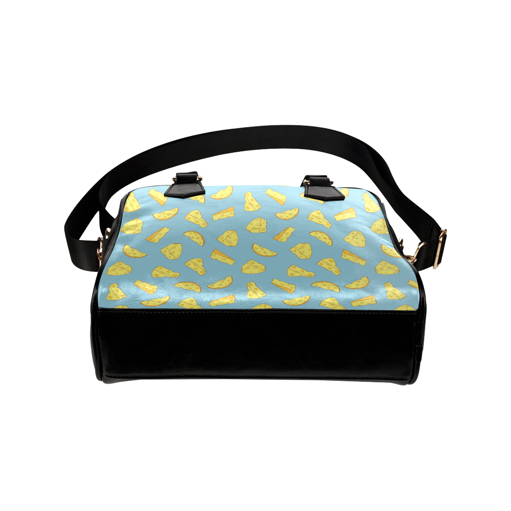 Cheese Pattern Print Design 04 Shoulder Handbag