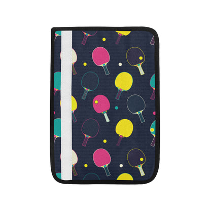 Ping Pong Pattern Print Design A04 Car Seat Belt Cover