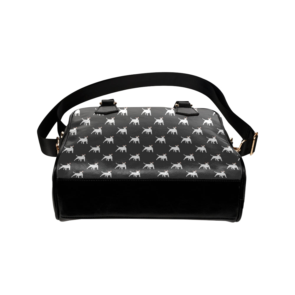 Bull Terriers Pattern Print Design 02 Shoulder Handbag