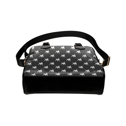Bull Terriers Pattern Print Design 02 Shoulder Handbag