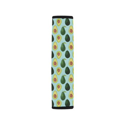 Avocado Pattern Print Design 04 Car Seat Belt Cover