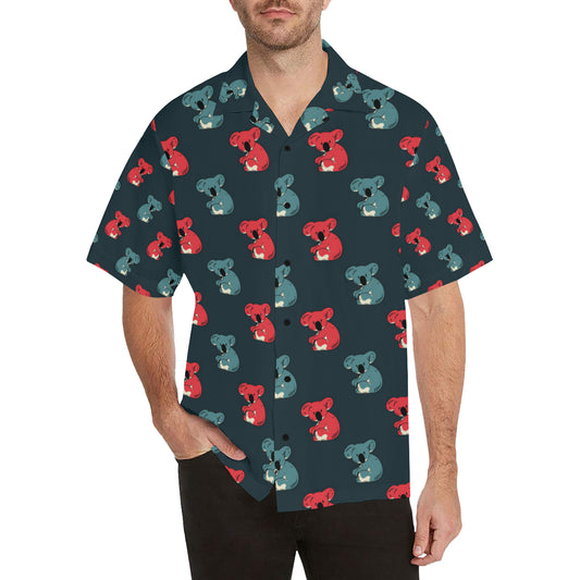 Koala Pattern Print Design 02 Men's Hawaiian Shirt