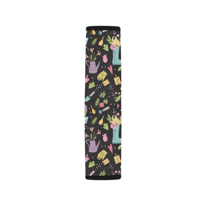 Gardening Pattern Print Design G03 Car Seat Belt Cover