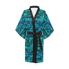 Mermaid Scales Pattern Print Design 06 Women's Short Kimono