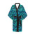 Mermaid Scales Pattern Print Design 06 Women's Short Kimono