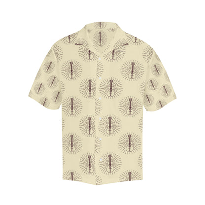Mandolin Pattern Print Design 02 Men's Hawaiian Shirt