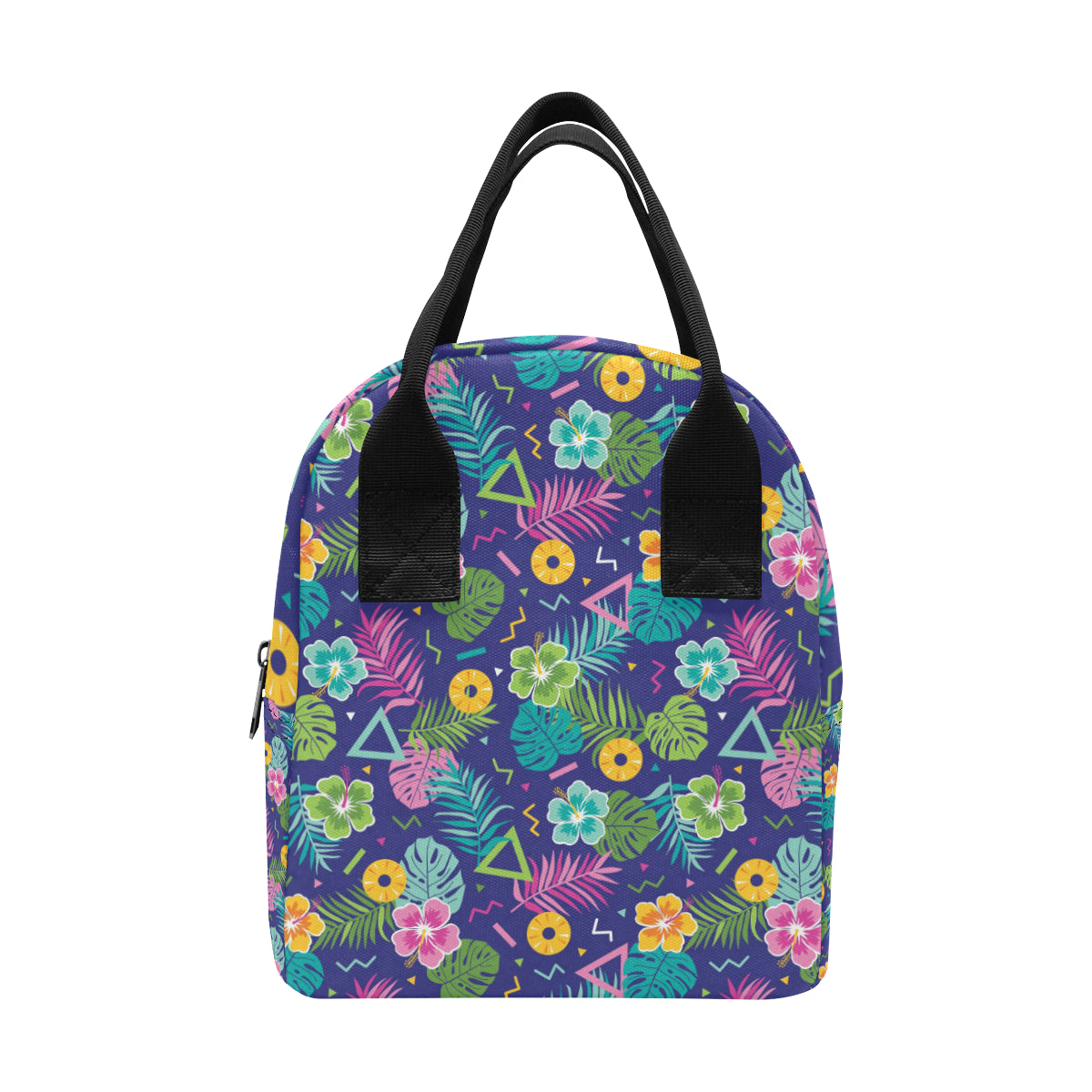 Hawaiian Themed Pattern Print Design H014 Insulated Lunch Bag