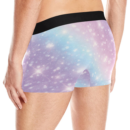 Cosmic Pastel Pattern Print Design 02 Men's Boxer Briefs