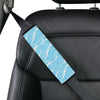 Ocean Wave Pattern Print Design A01 Car Seat Belt Cover