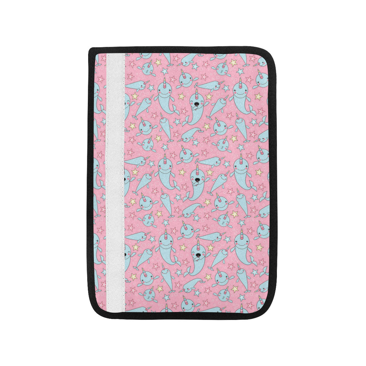 Narwhal Cartoon Cute Print Car Seat Belt Cover