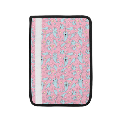 Narwhal Cartoon Cute Print Car Seat Belt Cover