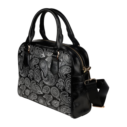 Paisley Pattern Print Design A04 Shoulder Handbag