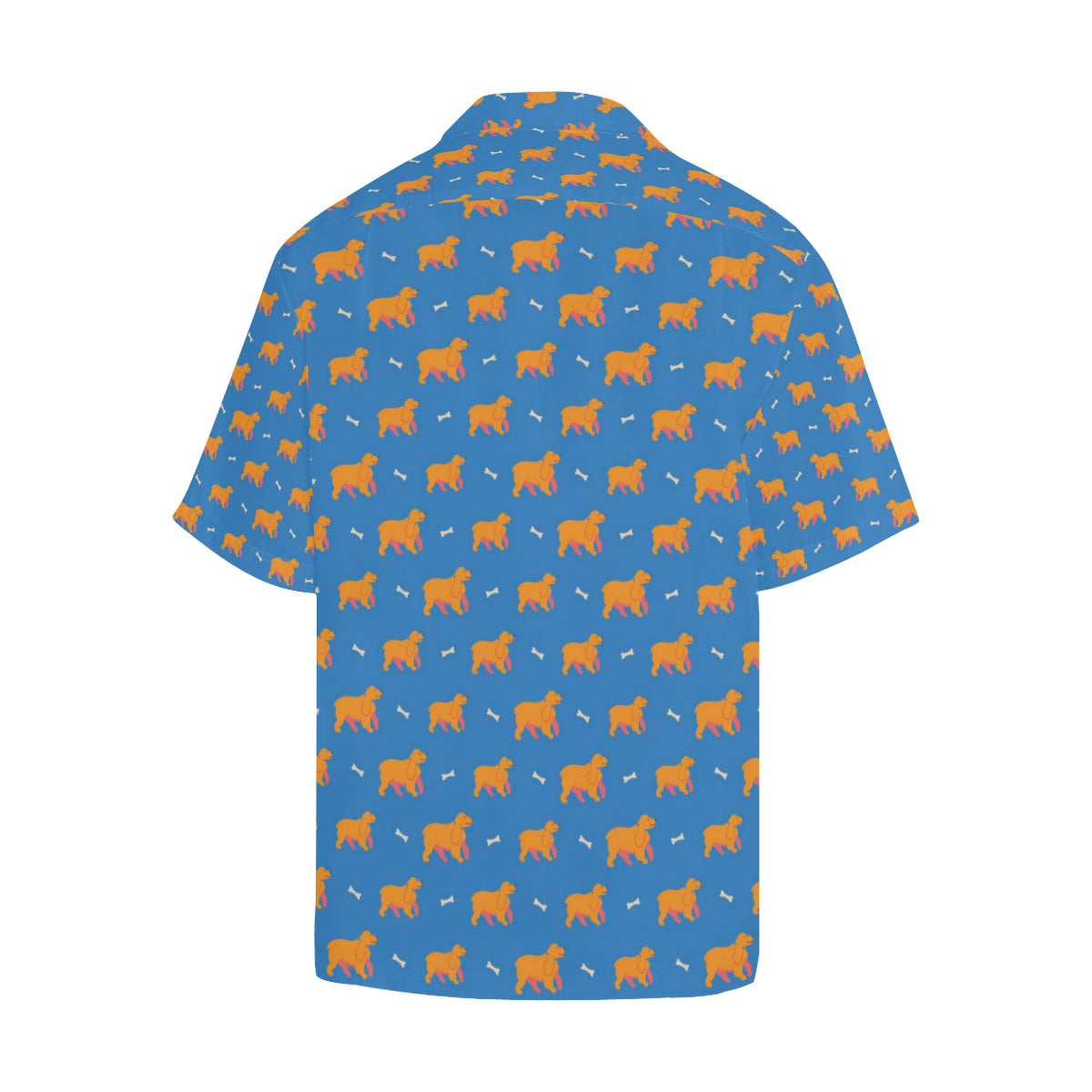 Cocker Pattern Print Design 04 Men's Hawaiian Shirt