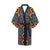 African Pattern Print Design 08 Women's Short Kimono