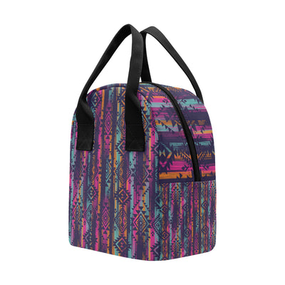 Line Tribal Aztec Insulated Lunch Bag